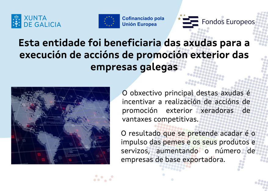 Axuda a execución de accións de promoción exterior das empresas galegas